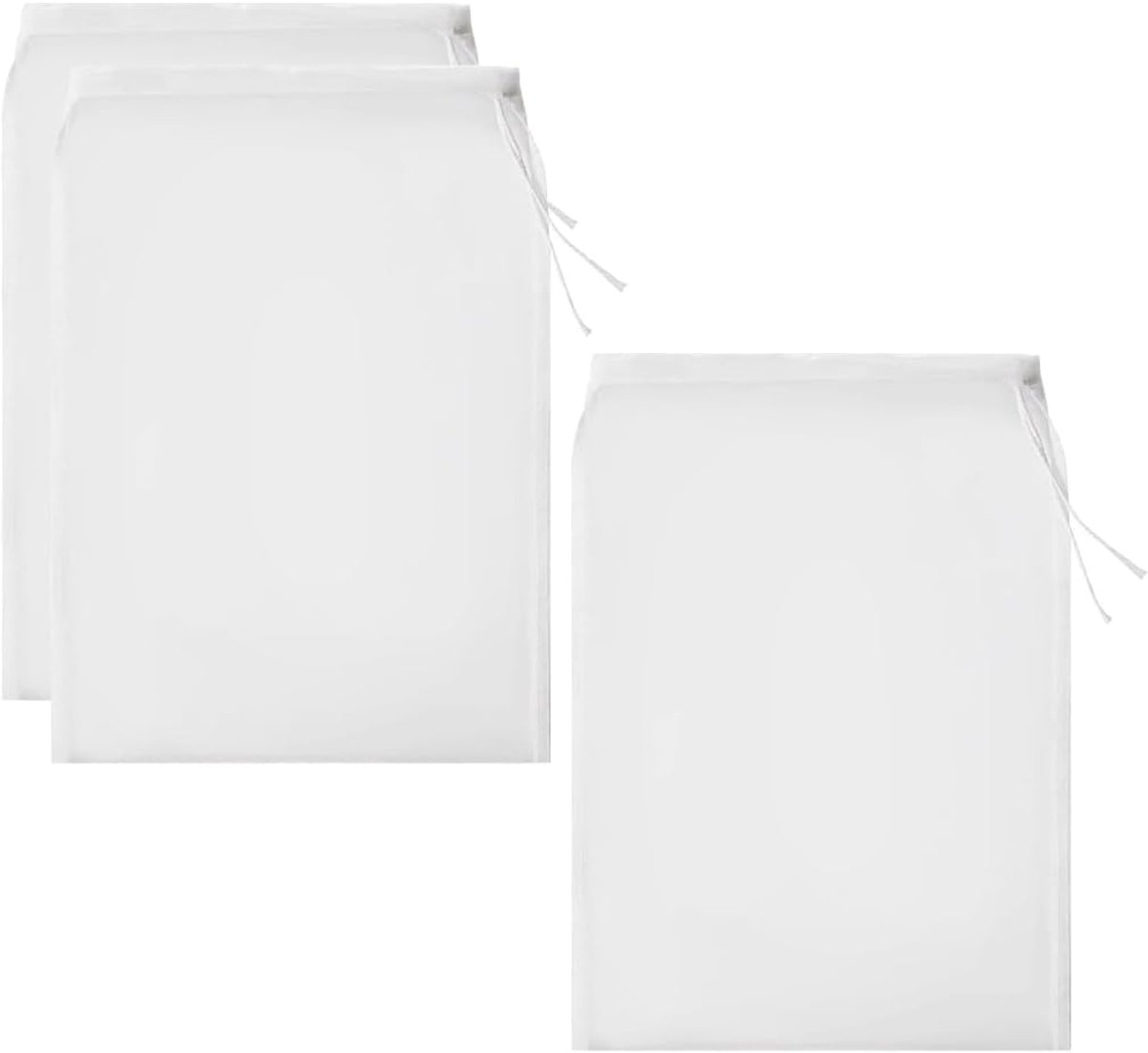 3 stuks filterzakken 60 x 45 cm zeefdoek notenmelkzak voor fruitpers