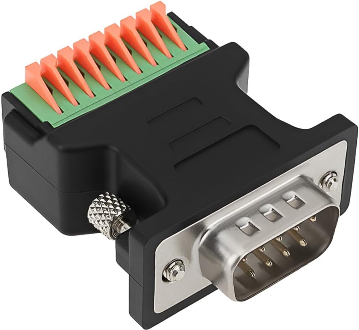 1x DB9 Male Breakout Connector 9 Pin compatibel met RS232 RS485