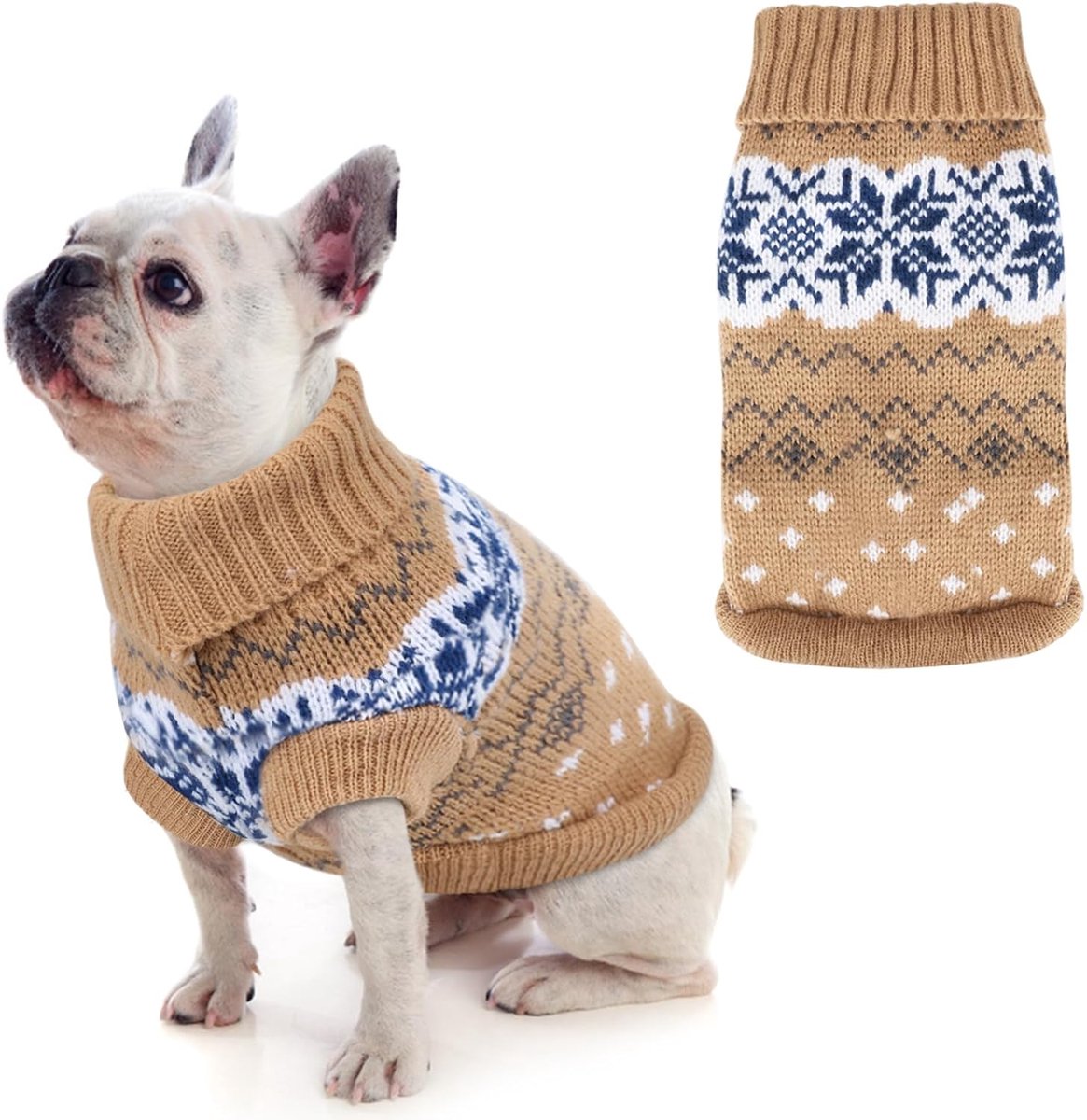 Hondentrui winter warme hond kattenpullover kleding huisdierenjas kostuum puppy trui kleding voor kleine middelgrote honden kattenog huisdiertrui