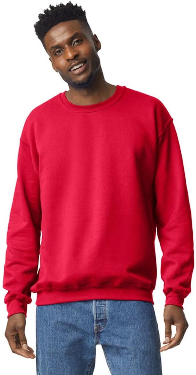 Heavy Blend Crewneck Sweatshirt voor heren, uniseks, katoen met ronde hals in vele kleuren, grote maten, S, M, L, XL, XXL, 4XL, 5XL