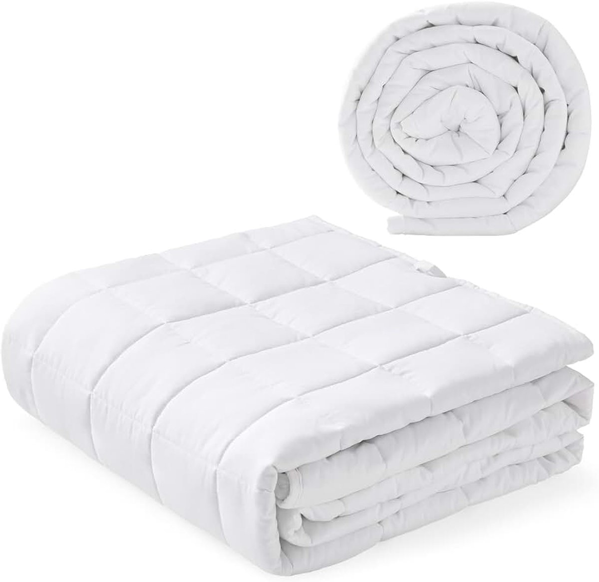 Gewichtsdeken 9 kg 155 x 220 cm, gewichtsdeken voor volwassenen voor diepe slaap, anti-stress therapiedeken, zware deken, ontspanningsdeken