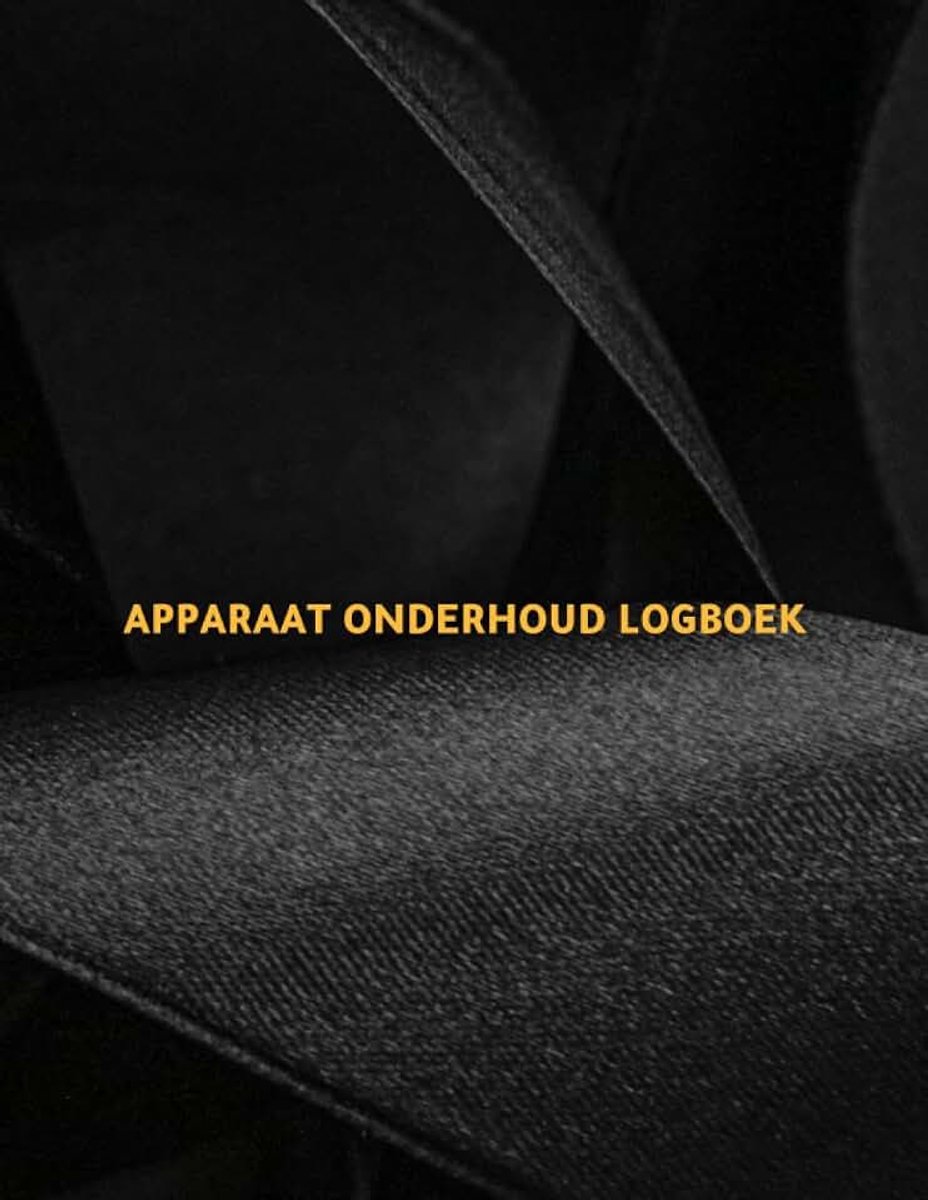 Onderhoud Logboek: Organisator voor het bijhouden van alle onderhoud, reparaties en services die zijn gedaan aan uw elektronische apparatuur en huishoudelijke apparaten