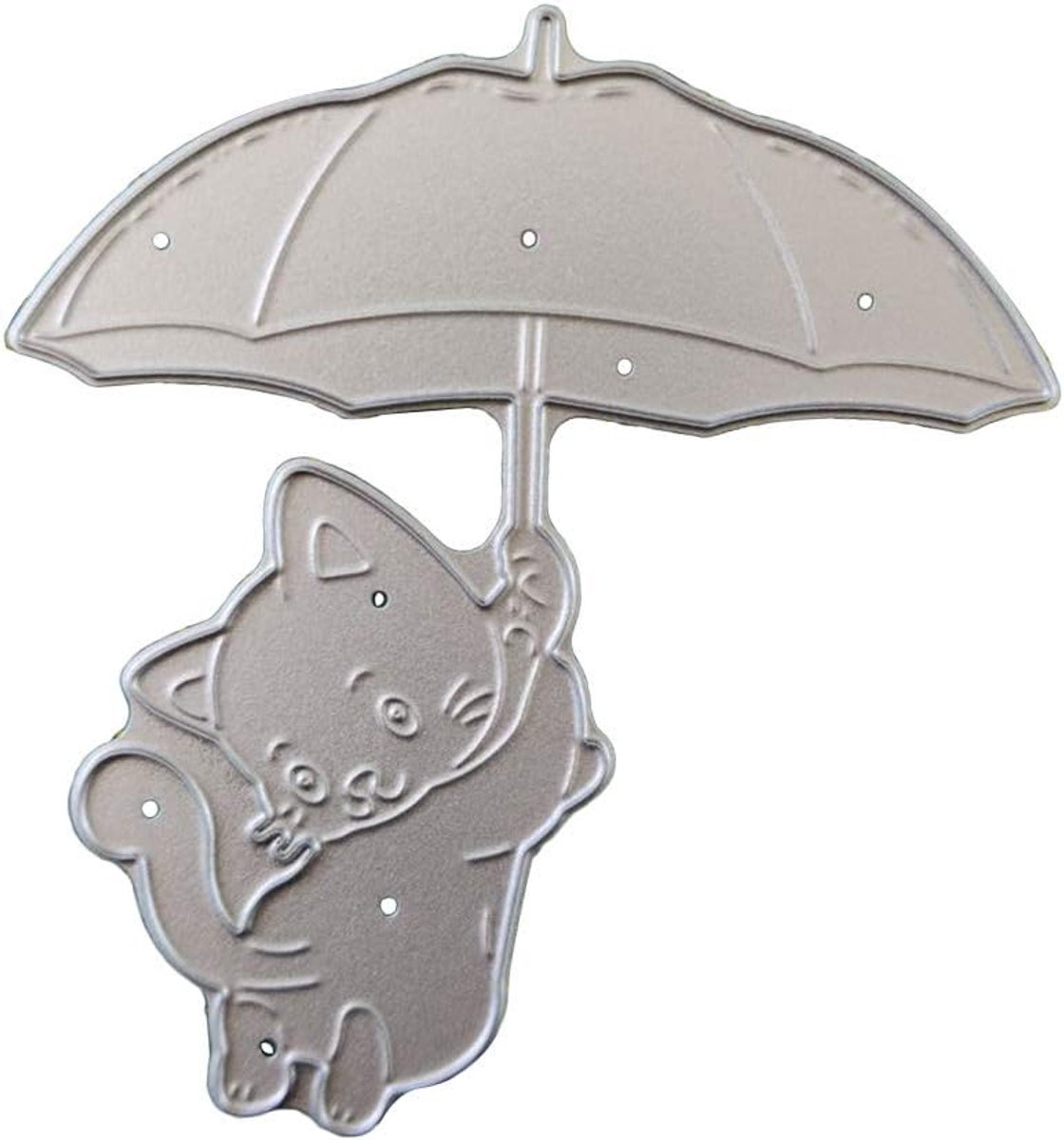 metalen stansvormen sjablonen scrapbooking album stempel papier reliëf zilver koolstofstaal