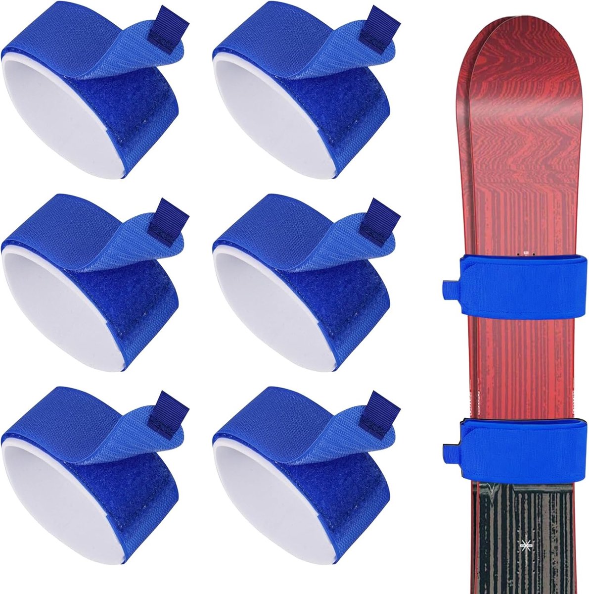 6 Stuks Skiriemen