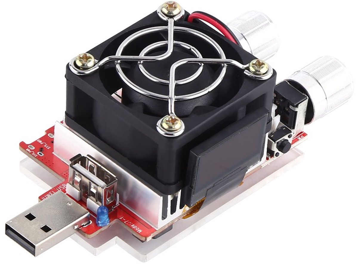 USB-oplaadtester 35 W 4 A verstelbaar constante stroom met LCD-display