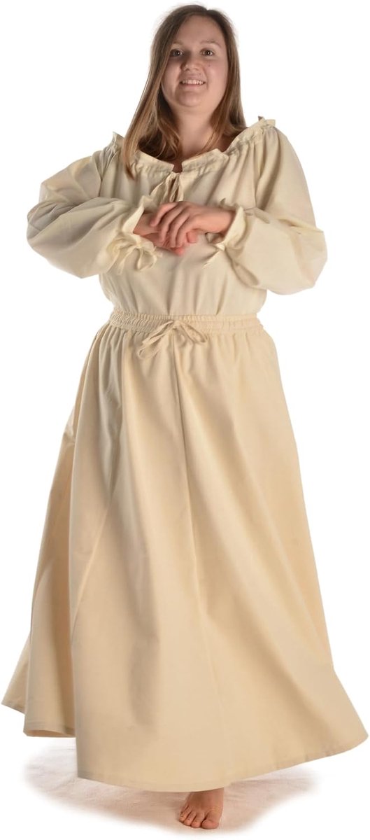 rok Duzabel van katoen rood, zwart, beige, bruin S/M, L/XL, XXL/XXXL gewaad LARP