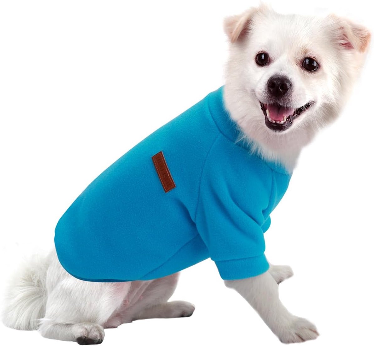 Truien Kleine Hond Hoodie Hond Sweatshirt Chihuahua Hondentrui, Warm en Lichtgewicht, Elastisch Met Een Zachte Textuur, Gemakkelijk Te Dragen en Heldere Kleuren (Blauw, XL)