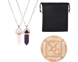 Board Set, Divinatory Guador Natuurlijke Kristal Kegel Kristal Kristal Pendule Punt Hekserij Altaar Waarzeggerij Schild Metafysisch Bericht Tafel, 3.9 inches (diameter), Hout, /