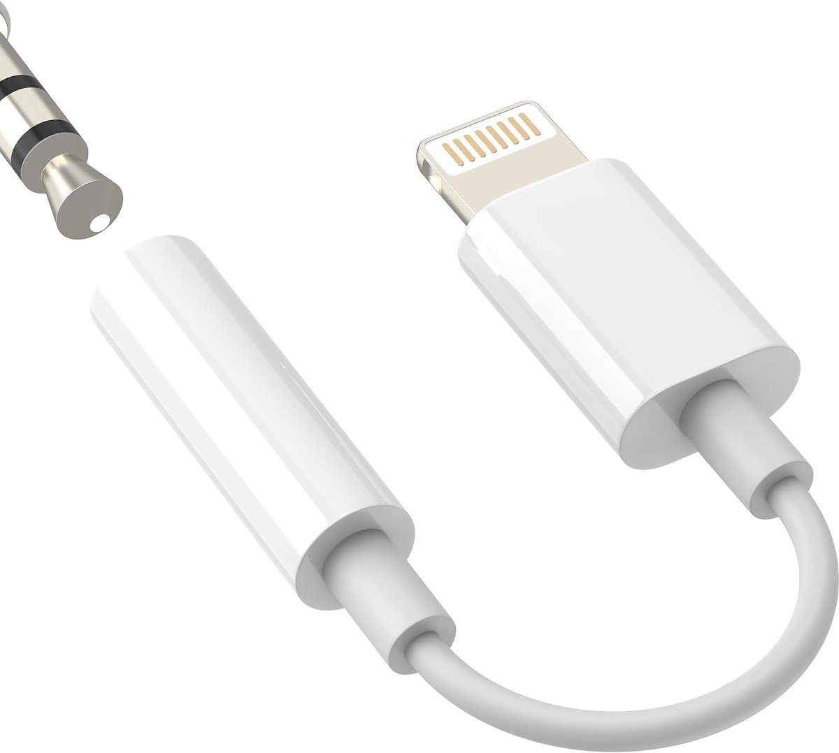 Adapter voor iPhone 14 Pro Max, kabel, hoofdtelefoonaansluiting, bekabeld, naar 3,5 mm, audio, hoofdtelefoon, auto, autoradio, telefoon voor Apple voor iPad, adapter, accessoires