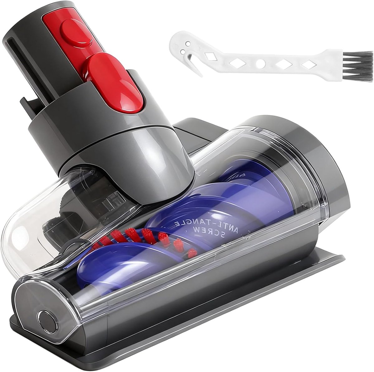 Mini-turbineborstel voor Dyson V15, V11, V10, V8, V7, stofzuiger, compatibel met Dyson SV10, SV11, SV12, SV14, stofzuigers voor het reinigen van tapijten, trappen, banken, matrassen, matrassen