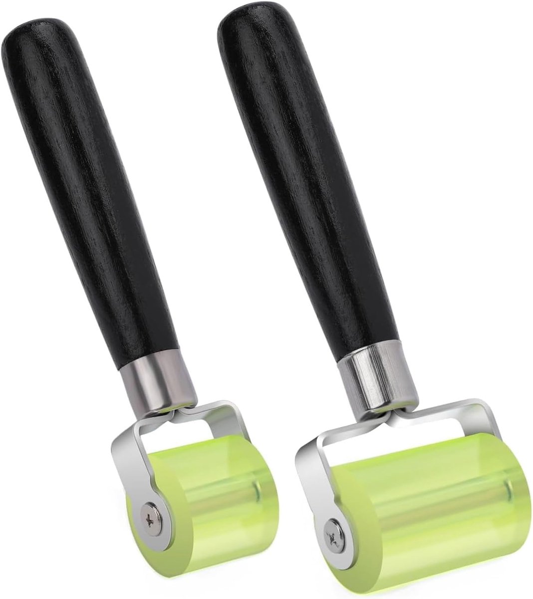 Handdrukroller, siliconen roller, voor het lassen van pvc-zeilen en voor randschilders, 2 stuks