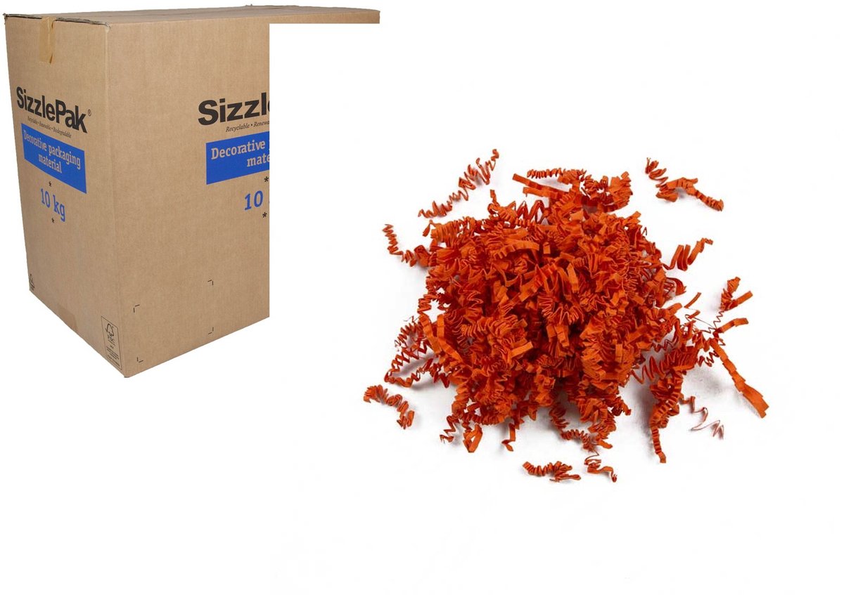 Inpakr SizzlePak Opvulmateriaal Oranje - 10 kg - Tot 320 Liter - 1 Doos