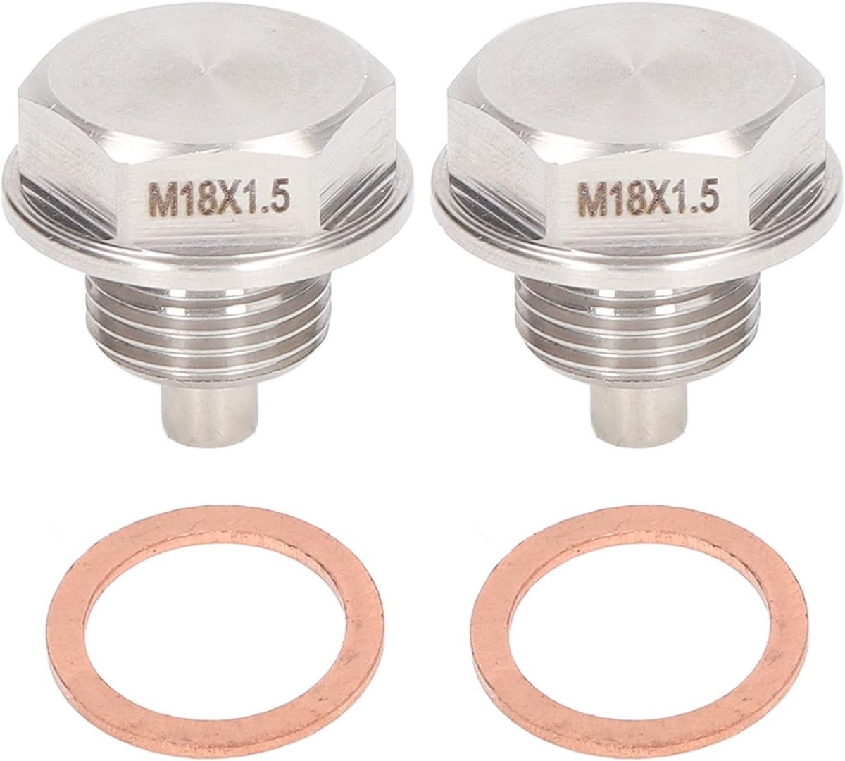 Motorolie Afvoerkraan M18x1.5mm met Sterke Magnetische Kracht, Compact en Universeel voor Voertuigen, Ideaal voor Motoronderhoud en Oliewissel