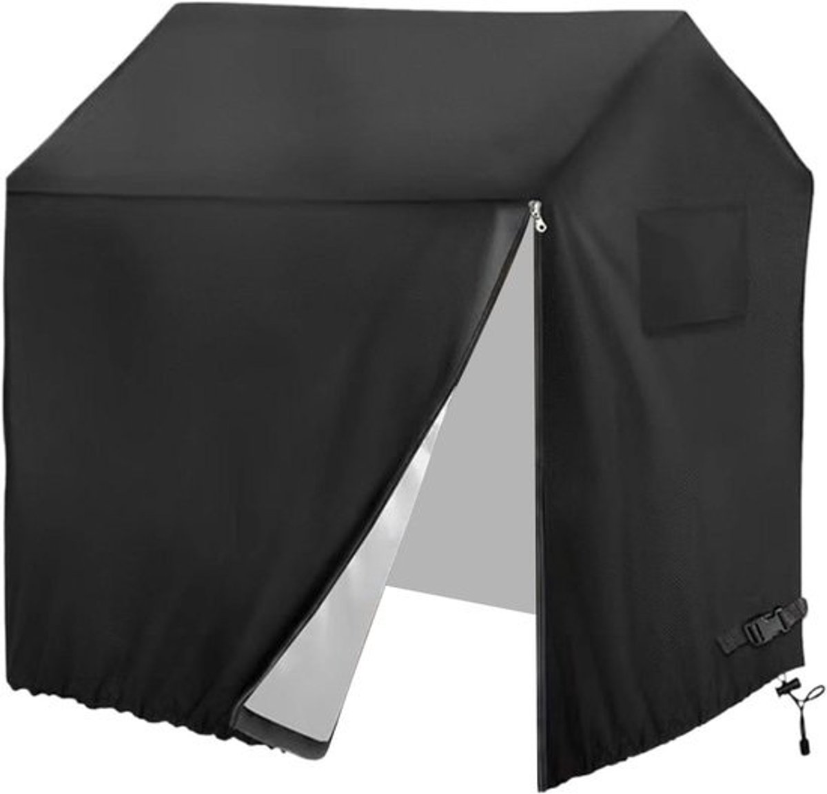 Speelhuis Afdekking - Beschermhoes Buiten - Speelplezier Beschermen - Waterdicht Oxford Materiaal - 145 x 145 x 160 cm - Zwart