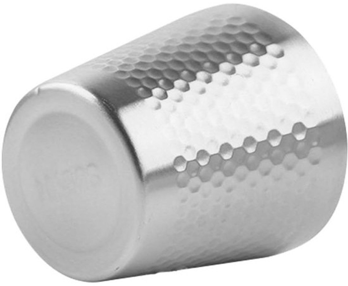 Scheerkom Mannen - Scheerschuim Kom - Dagelijks Scheren - Stabiele Anti-omval Basis - 7.1 x 7 cm - Zilver