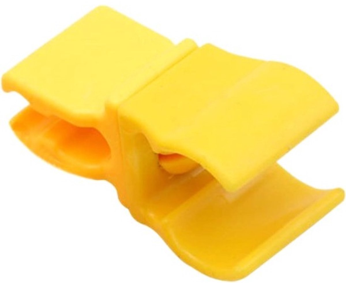 Voetbal Trainingsclip - Oefen Accessoire - Voetbal Verbeteren - Verstelbaar met Gesp - 6 x 6 x 6 cm - Zwart