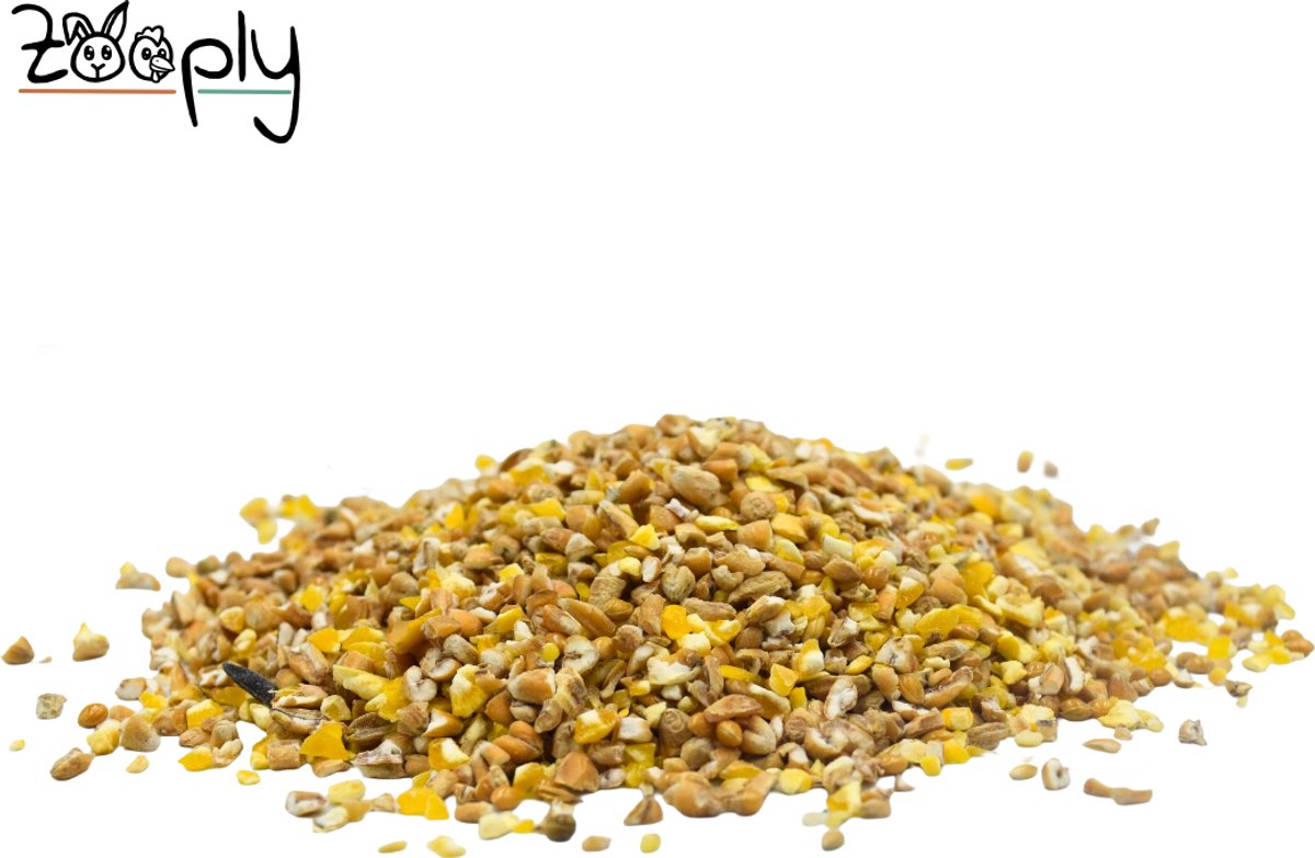 Zooply Scharrelgraan voor Kuikens - Kippenvoer - Nederlandse kwaliteit - Stimuleert scharrelgedrag - 2,5 kg