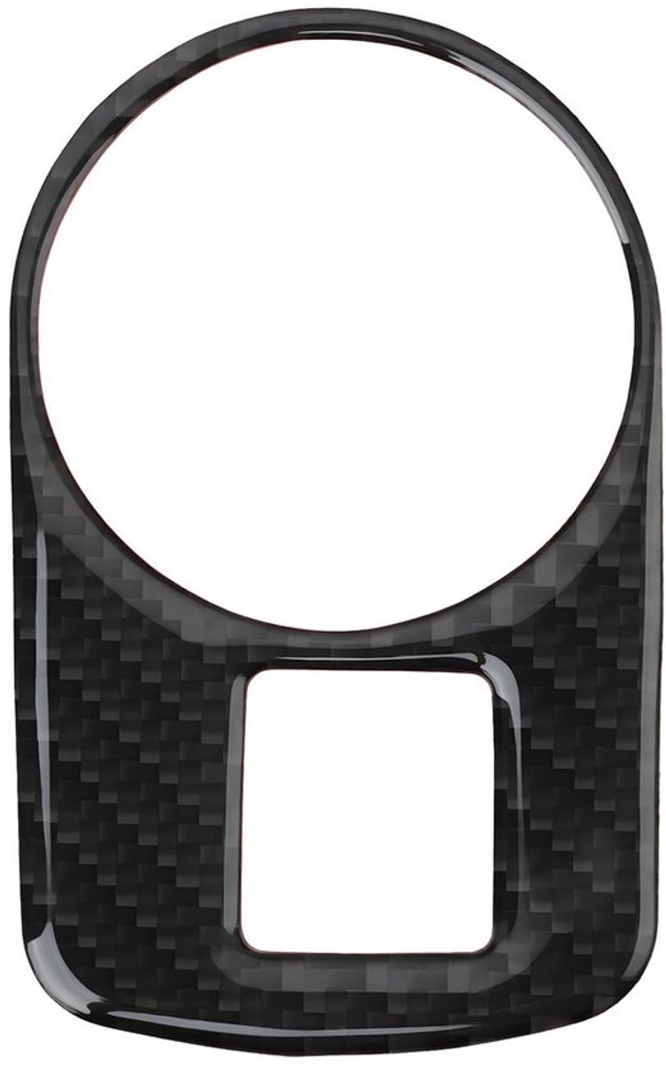 Smoakez - Headlight Control Cover Sticker - Carbon Fiber Design - Verhoogde