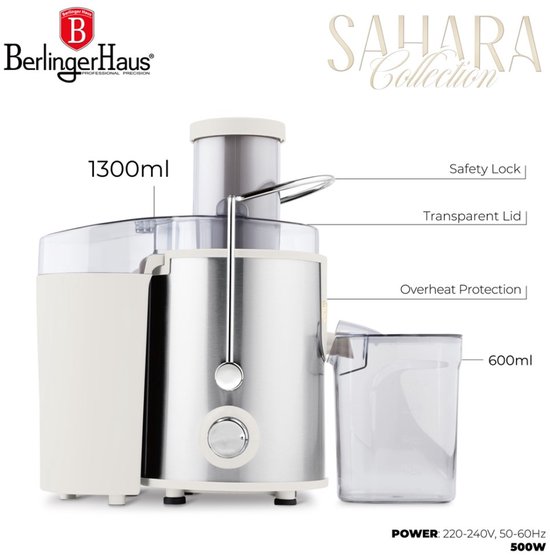 Sapcentrifuge 500 W Sahara Collection van BerlingerHaus — afbeelding 2