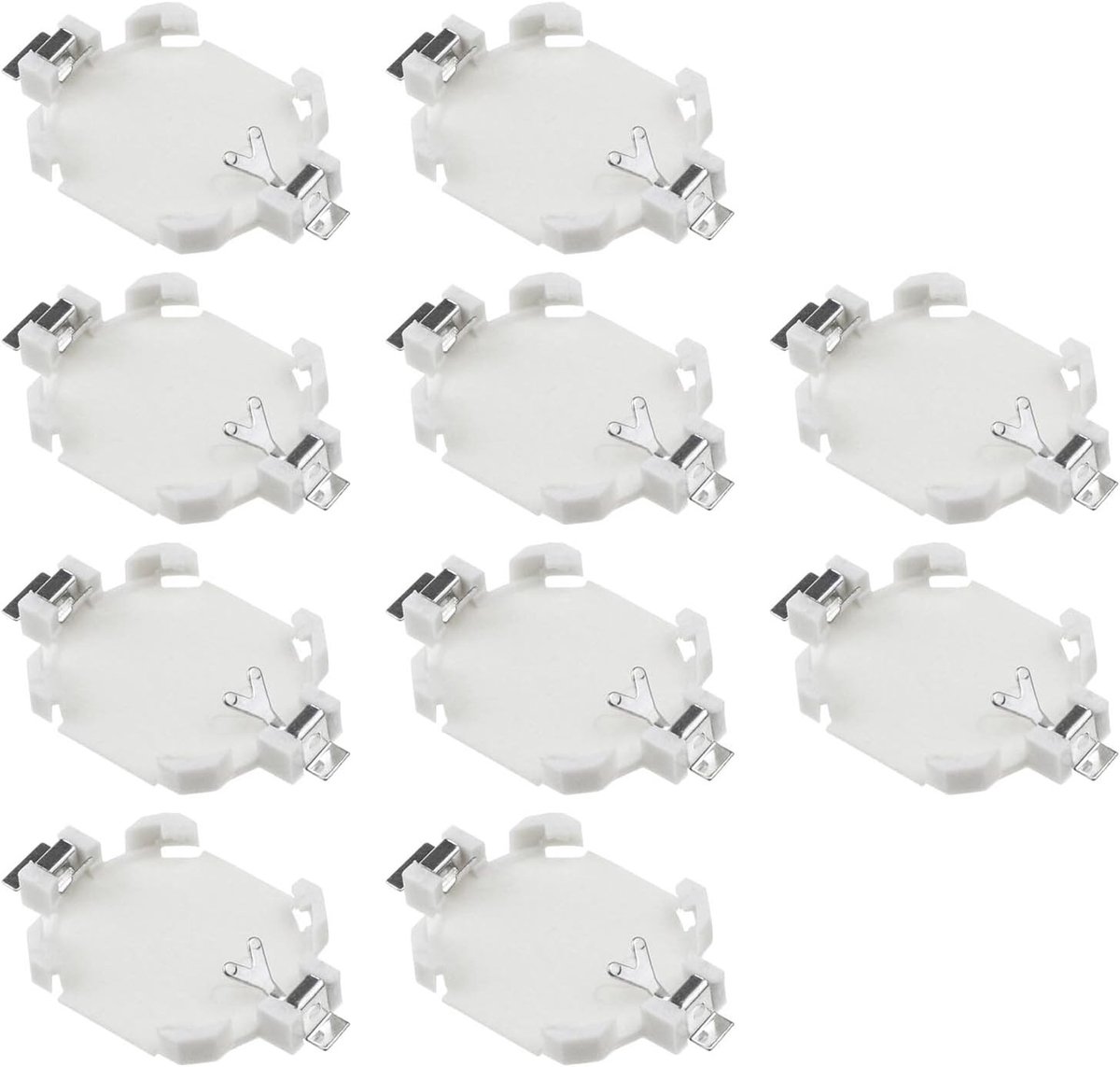 10 Stuks CR1616 Batterijhouder 3V PCB Horizontaal Type voor Game Boy en Kleur Cartridges - Duurzaam en Betrouwbaar Batterijoplossing