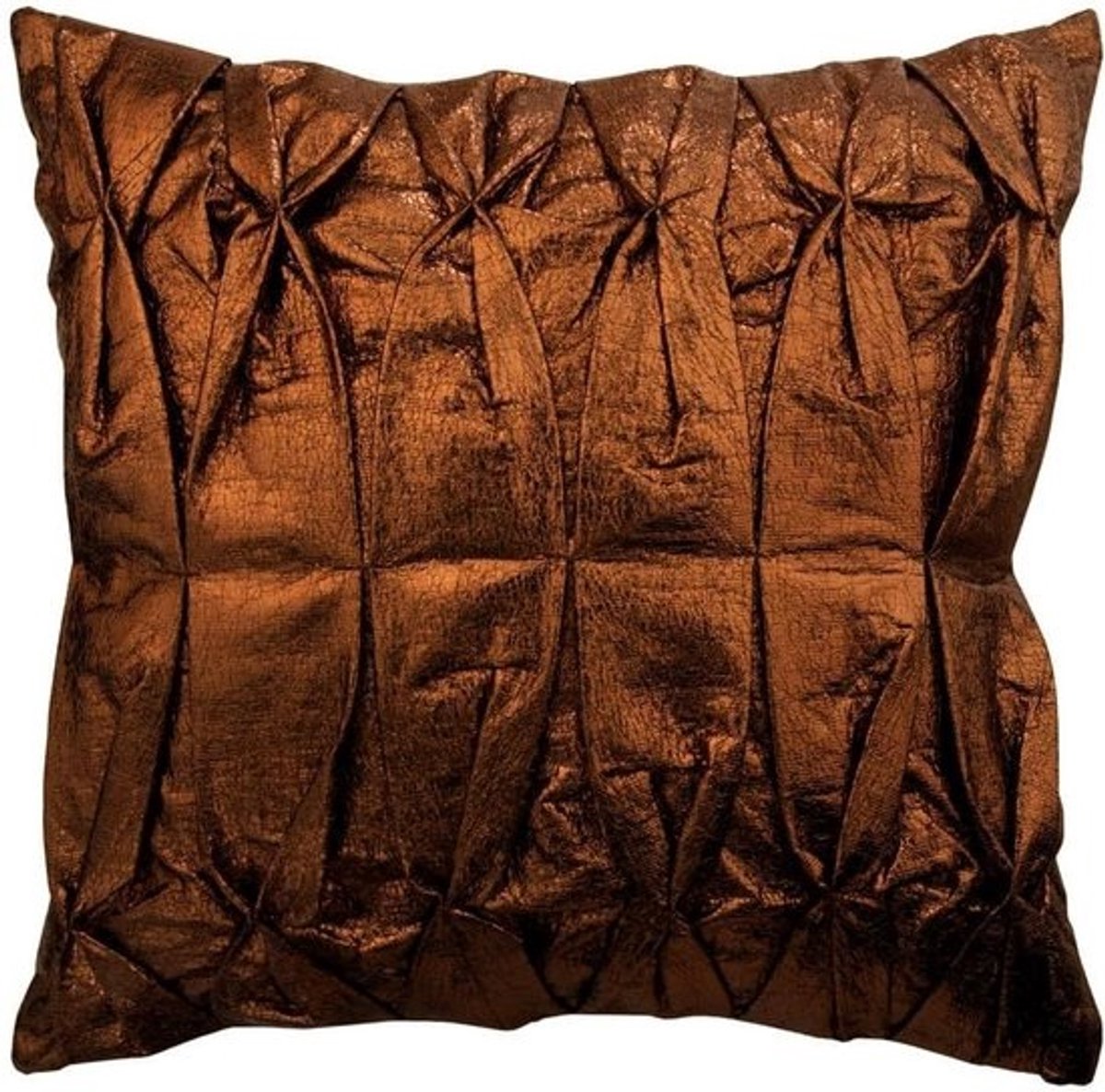 Kussenhoezen - Sierkussens Hoes - Woonkamer Decoratie - Handgemaakt - 30 x 30 cm - Koper & Oranje