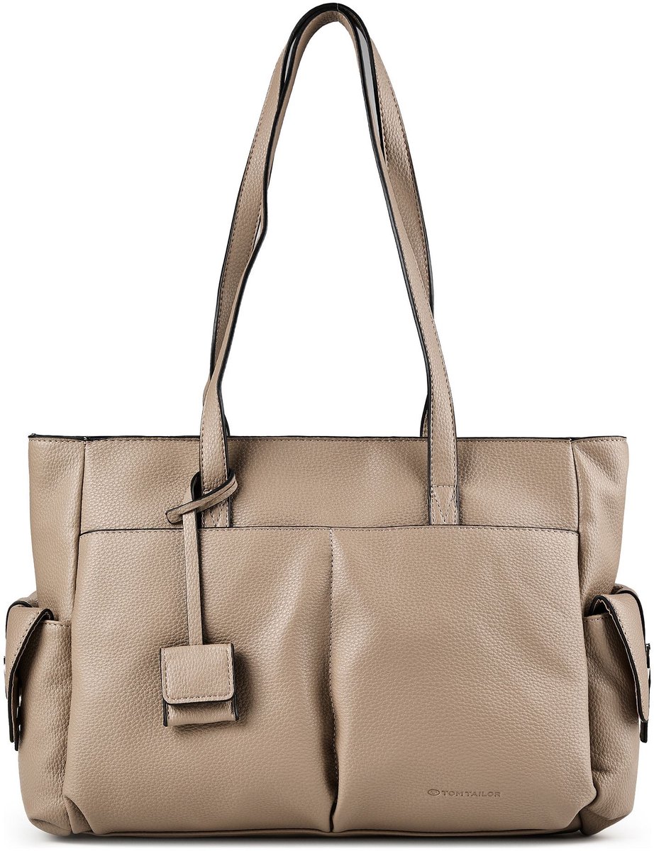 TOM TAILOR shopper Charis Zip Shopper Taupe