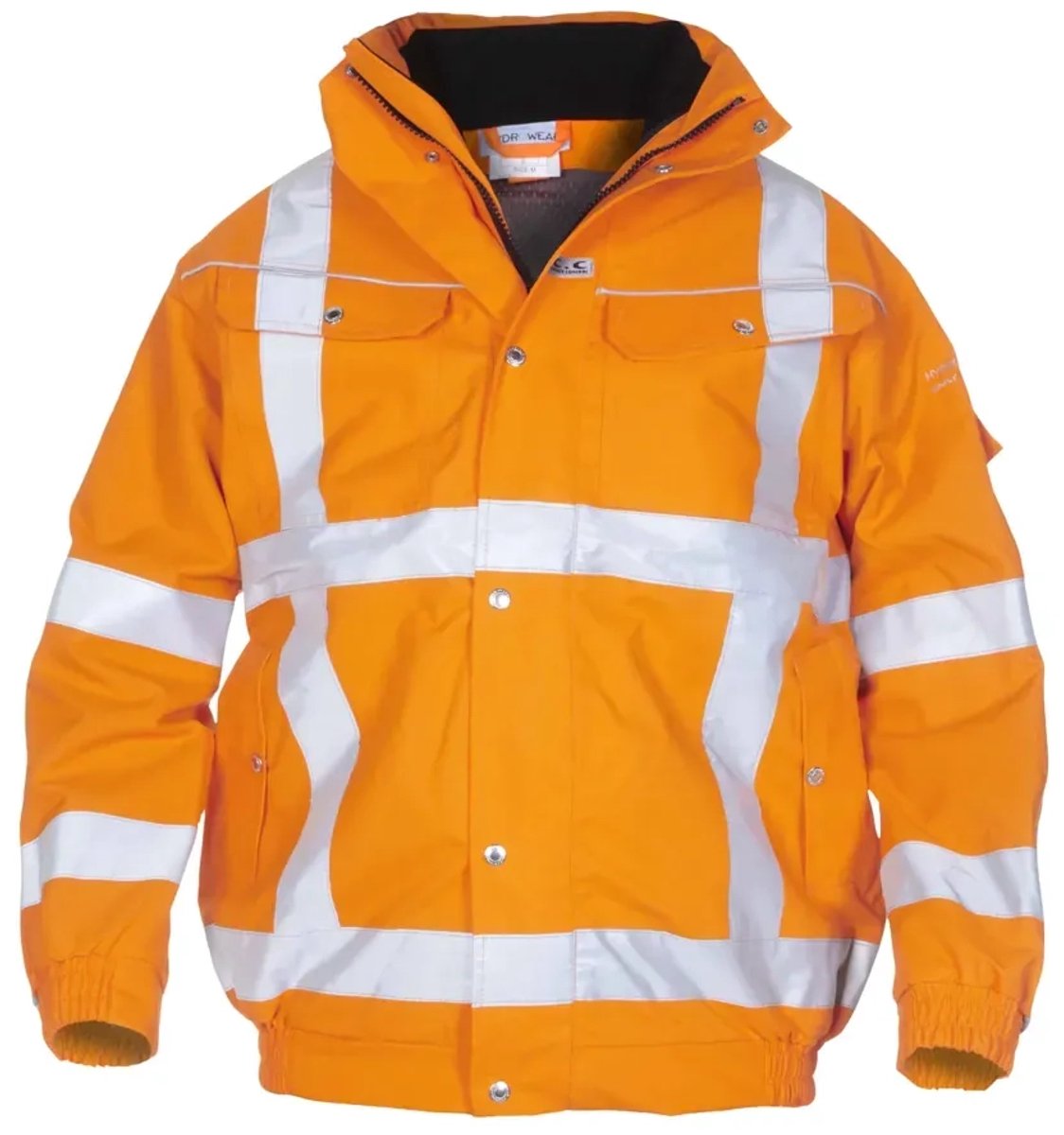 Hydrowear Fluor oranje pilot jack | Maat XL