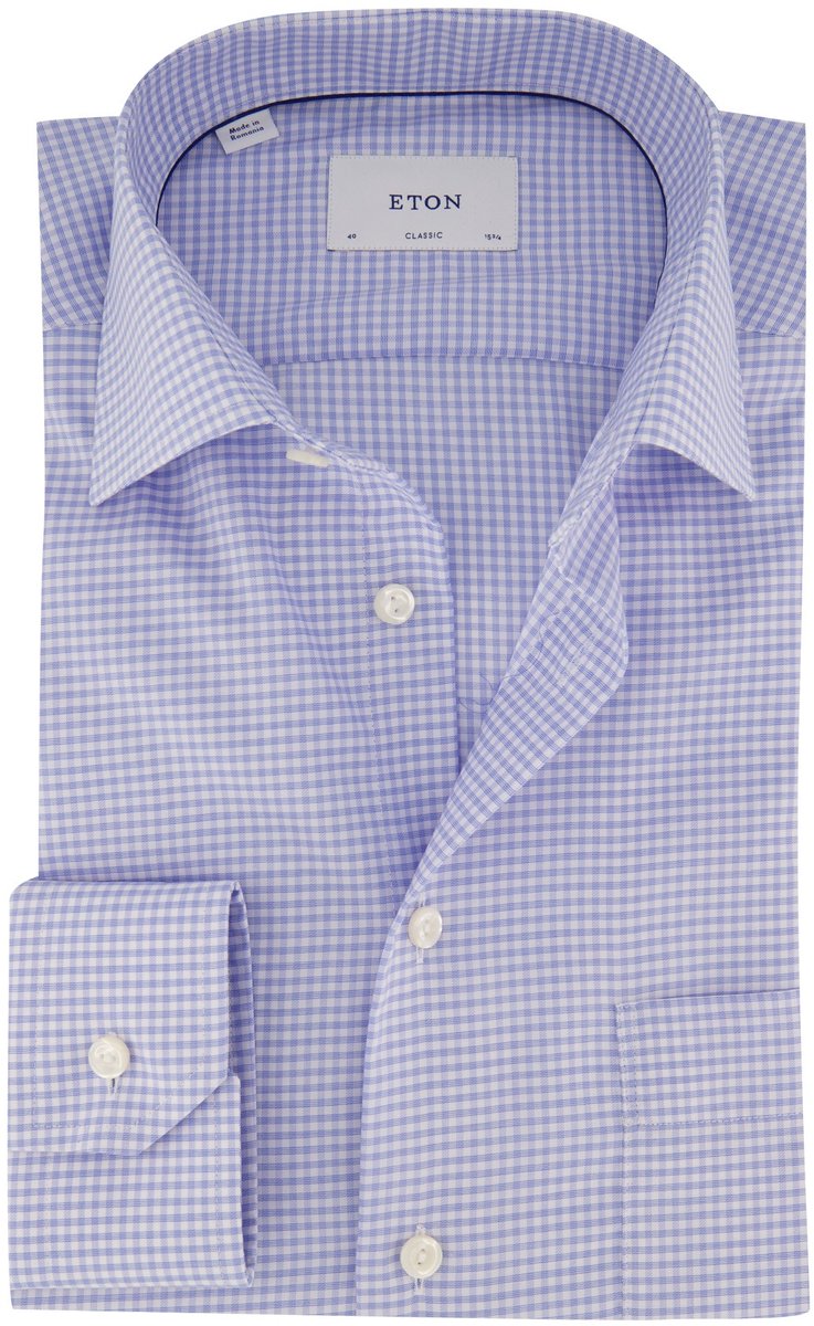 Overhemden Eton Classic Fit lichtblauw