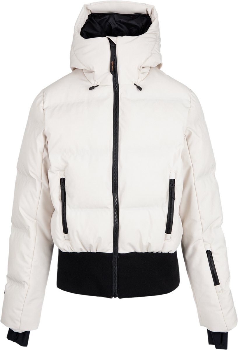 Brunotti Suncrowny Skijas Meisjes – Ski Jas Wintersport Ademend Waterdicht Skipashouder Moonbeam