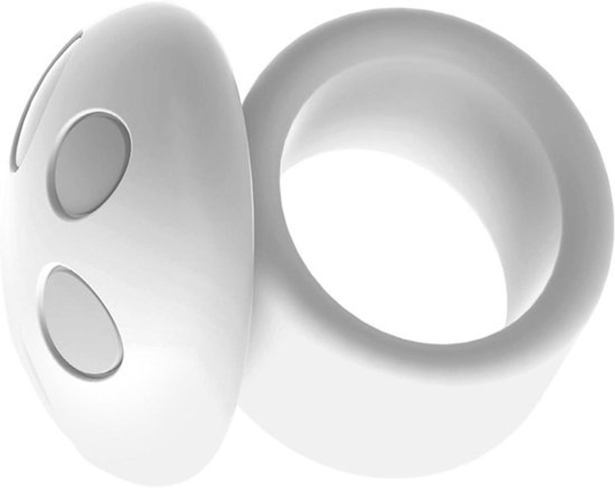 Deurklinkstopper - Muurstopper Deurkruk - Muren Beschermen - Schokabsorberend Siliconen - 5x5x5 cm - Wit