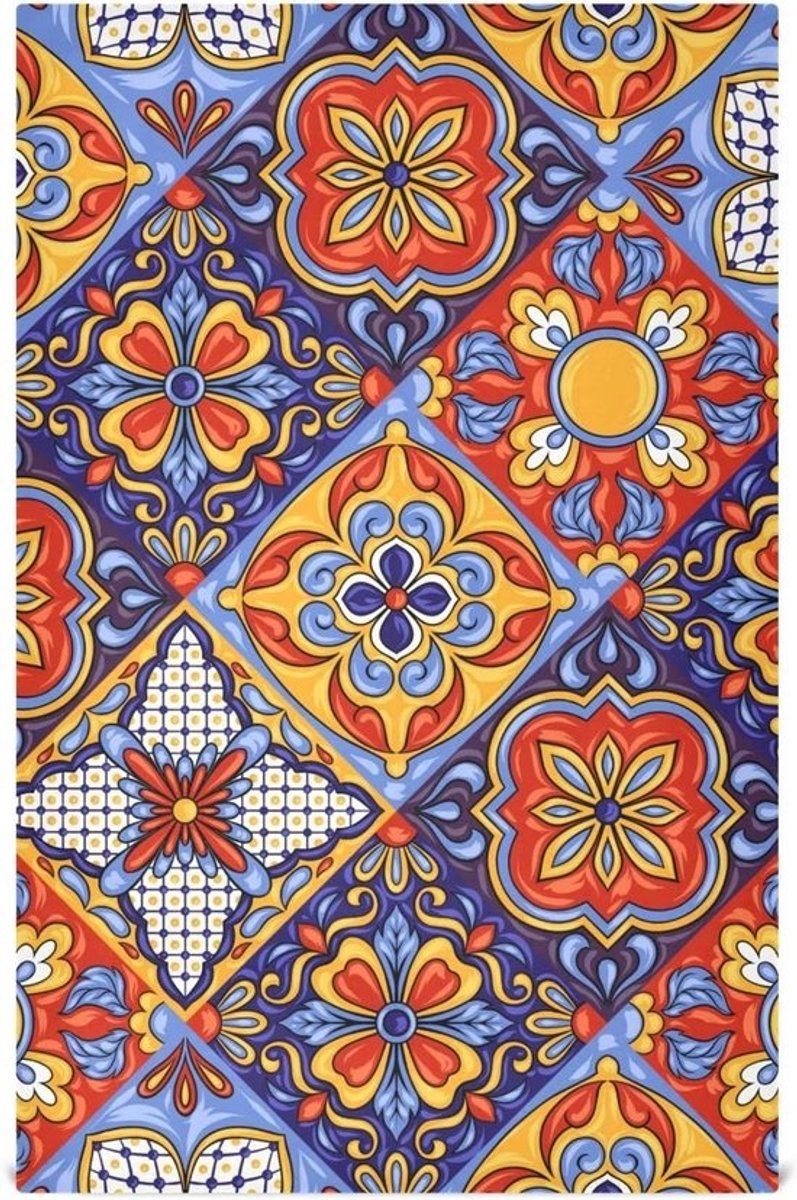 Keukendoeken Set - Theedoeken Vaatdoeken - Keuken Reinigen - Sterke Absorptie - 28x18 Inch - Talavera Patroon
