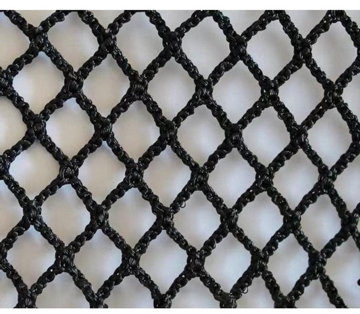 Veiligheidsnet Balkon - Beschermnet Hek - Kinderen Beveiligen - Knooploos Polyester - 1.5M x 3M - Zwart
