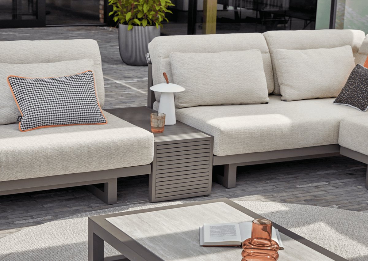 Apple Bee Santorini Rope Loungeset 5-delig Nr.2 - Links Lang