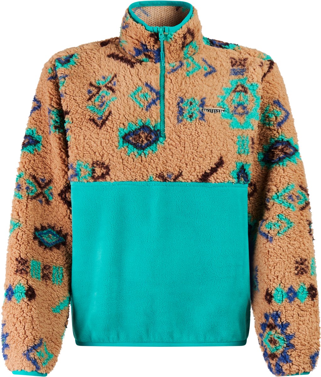 Protest PRTDotty Sweater Dames Trui Fleece 1/4 rits Rushgreen
