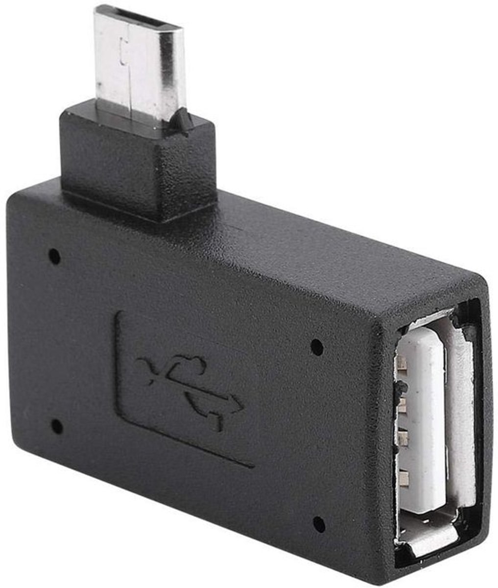 Dailygoody - USB 2.0 Adapter - Micro Converter - Haakse Aansluiting - Pack van 2