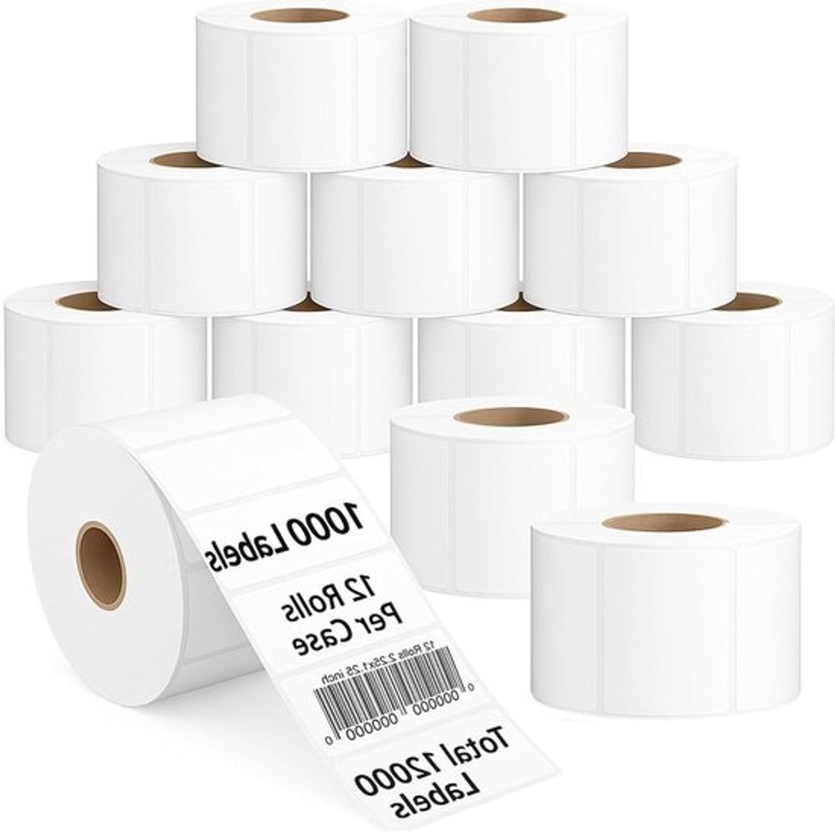 Barcode Etiketten - Verzendlabels Adresetiketten - Verzendlabels Printen - Geperforeerd Ontwerp - 2.25 x 1.25 inch - Wit