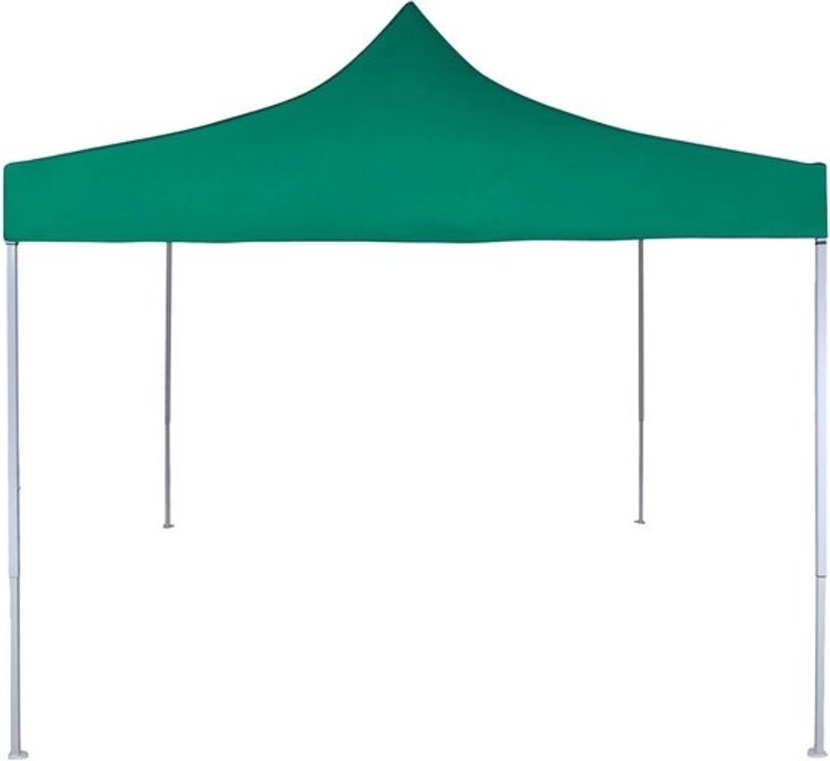 Pop-up Partytent - Opvouwbare Tent - Outdoor Evenementen - Gepoeedercoat Frame - 291 x 291 x 315 cm - Groen