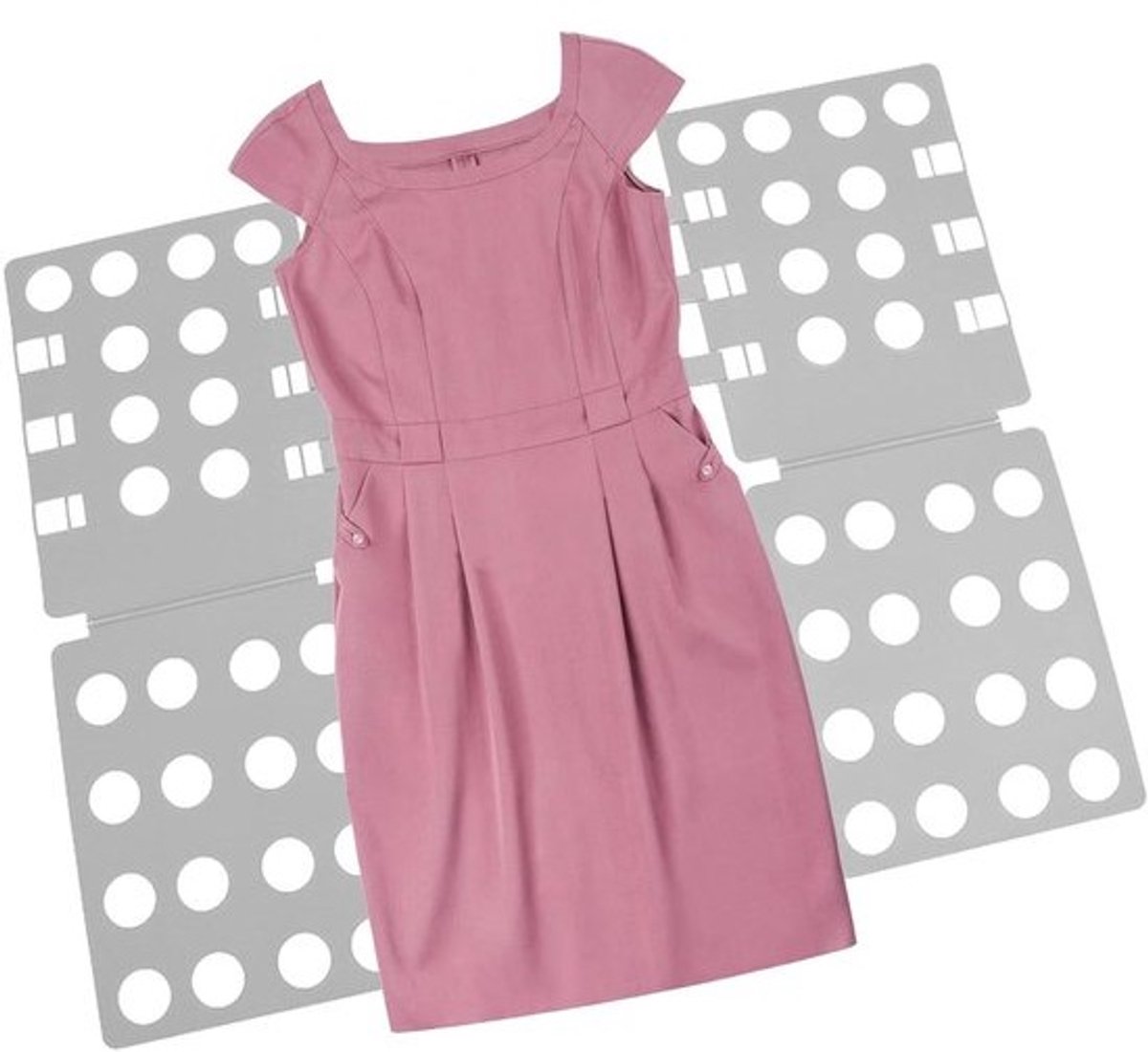 Kleding Vouwplank - Shirt Organizer - Kleding Snel Vouwen - Stevig PP Materiaal - 30 x 25 x 5 cm