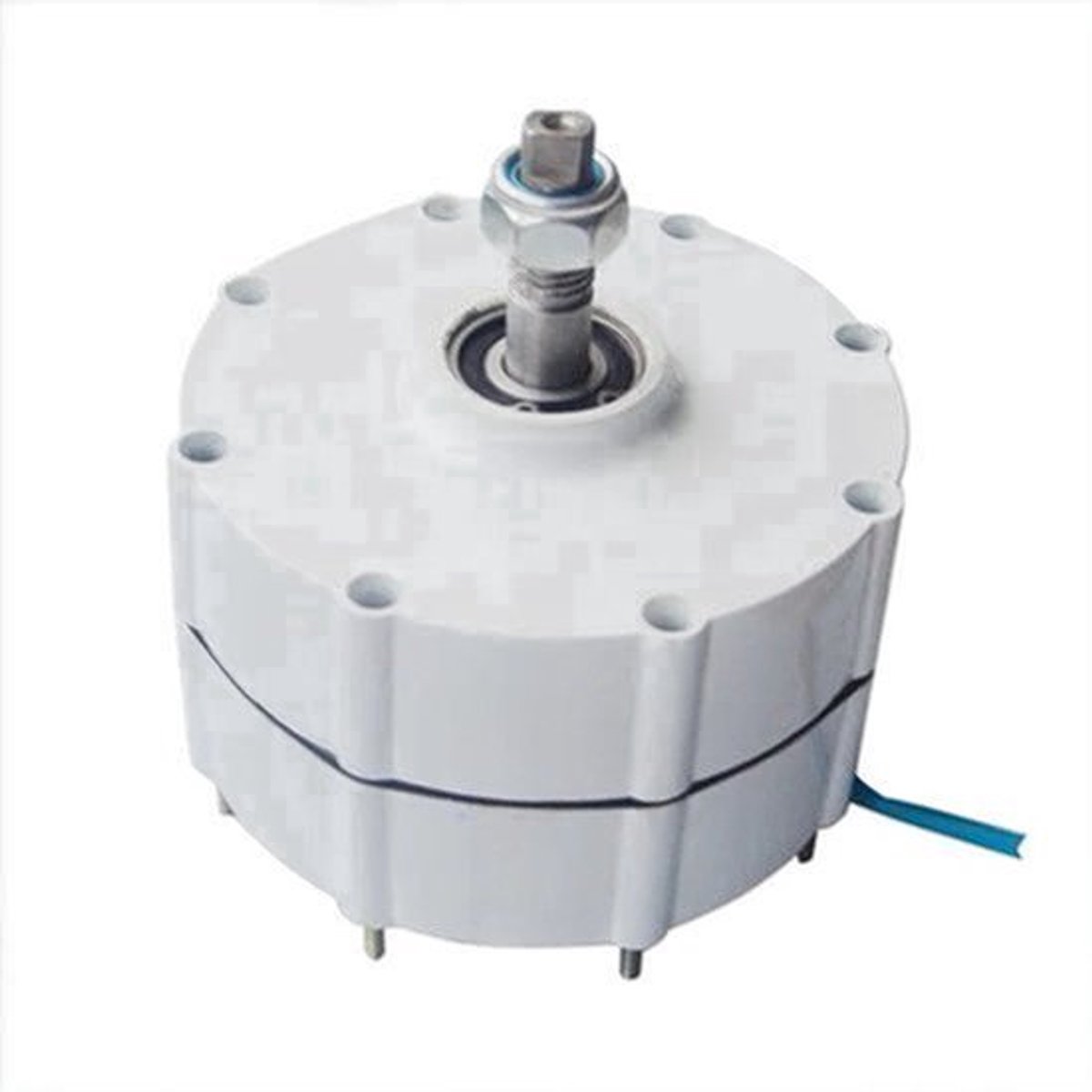 Wind- En Waterkrachtgenerator – Duurzame Generator – Off-Grid Stroomopwekker – Energieopwekker – Aluminium Behuizing – Hoog Rendement - 12V (met Basis) – 2000W 300RPM