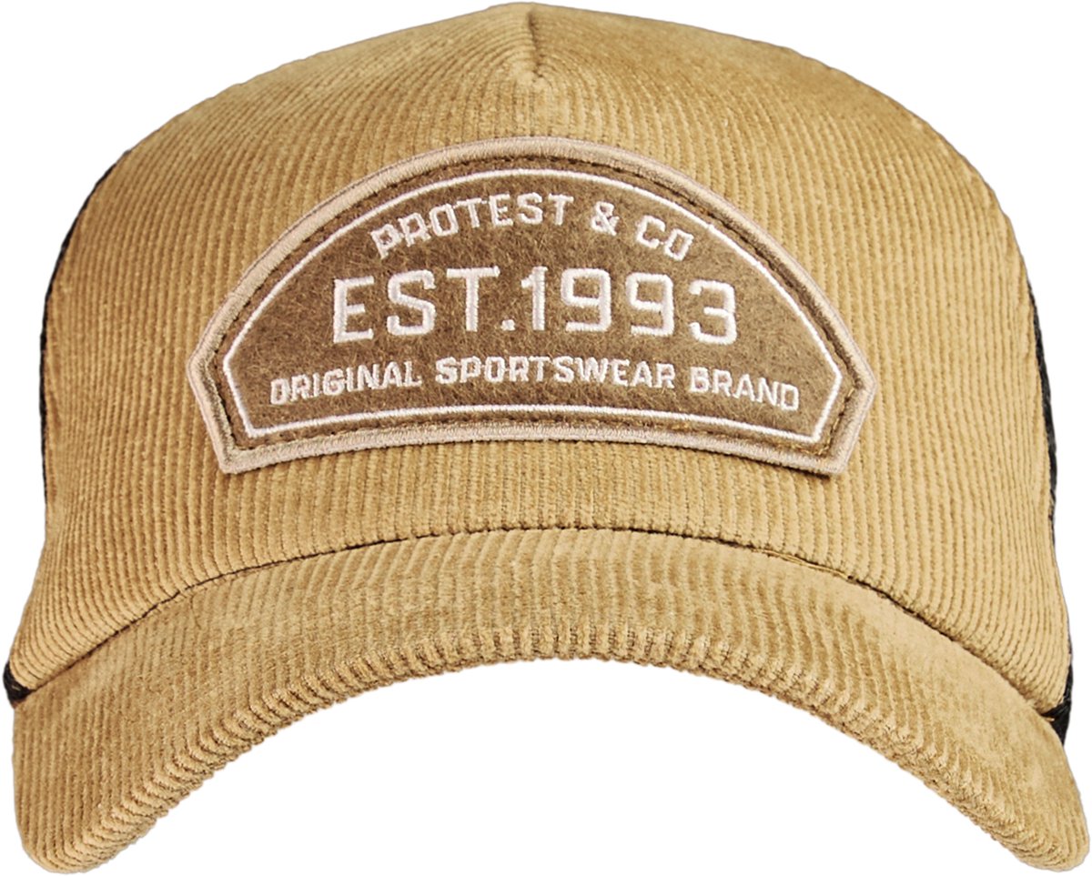 Protest PRTScope Baseball cap Heren Verstelbaar Snapback Pet Fleece Bruin