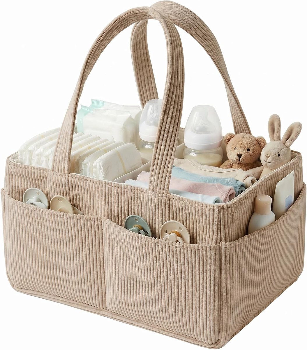 Essentiële luiertafelorganizer - Perfect cadeau voor geboorte, babyaccessoires en opbergtips