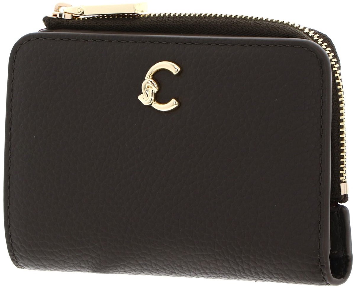 COCCINELLE Leren portemonnee C-Me Wallet Fango donkergroen
