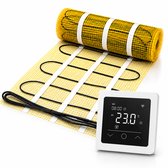 Pro-Series complete elektrische vloerverwarming set 150 watt met PS60 WiFi thermostaat, 4 m², Wit