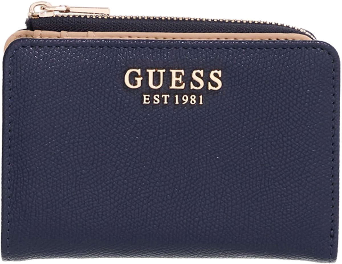 Guess Amorette Portemonnee Dames - Ritsportemonnee - Imitatieleer - Blauw