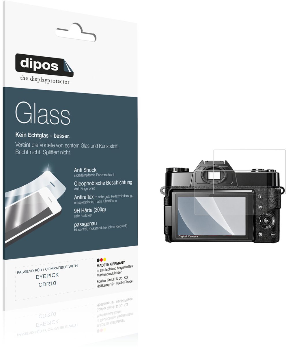 dipos – 2x Matte Pantserfolie geschikt voor EYEPICK CDR10 | 9H Screenprotector