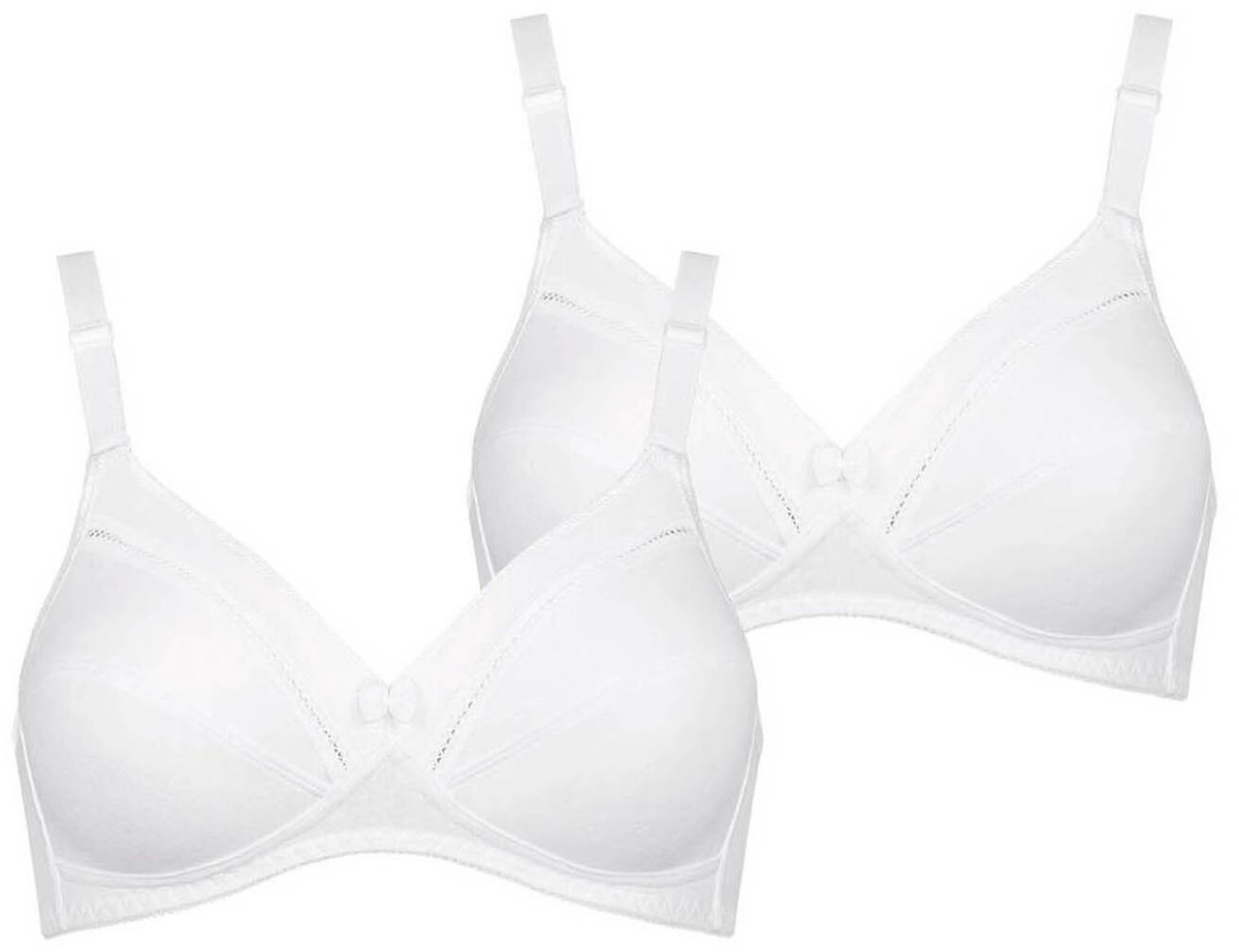 Triumph Bügelloser BH Cotton Classic Stretch wit