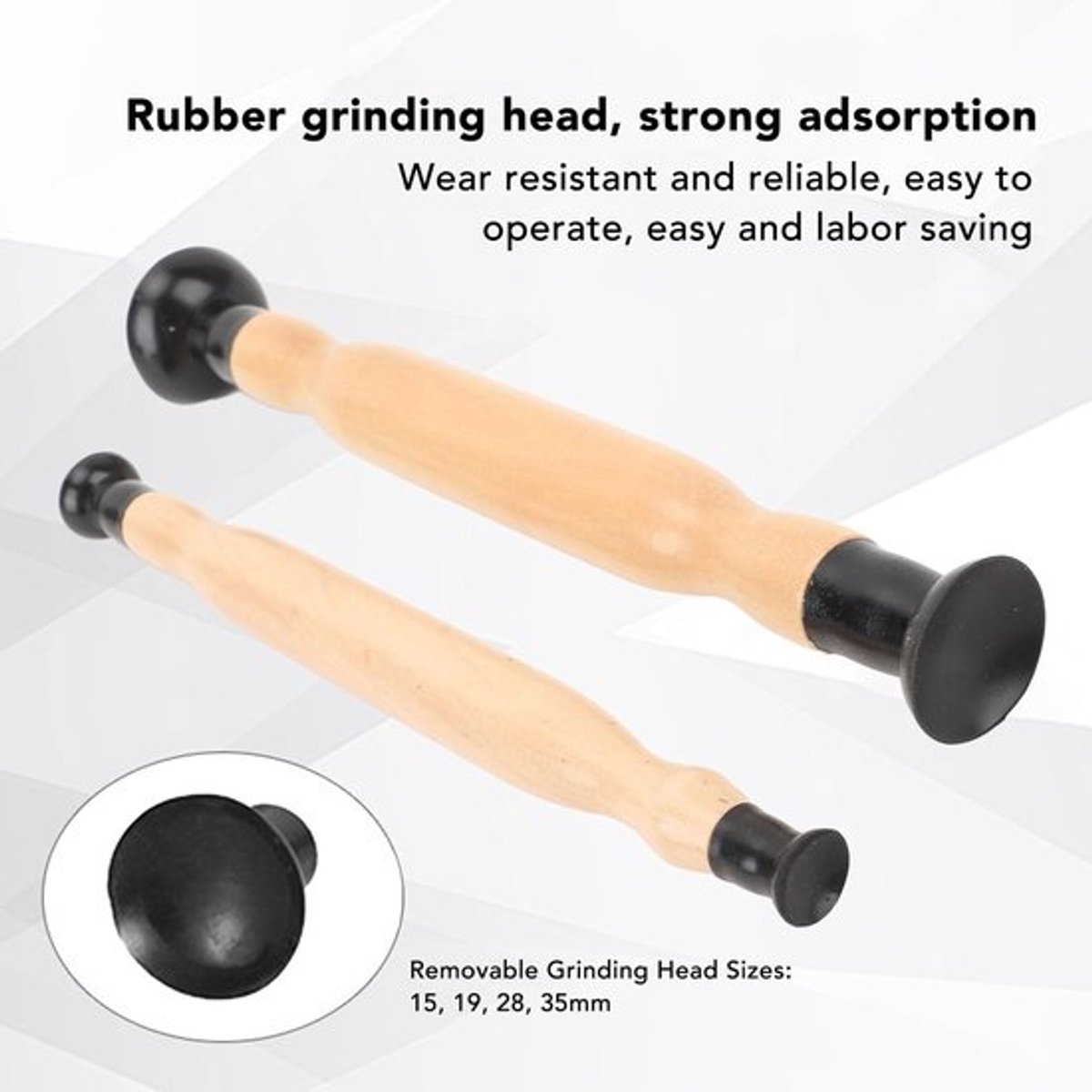 Dailygoods- Klep Lapping Stick Set - Stevige Slijpkop - Handventiel Lapper