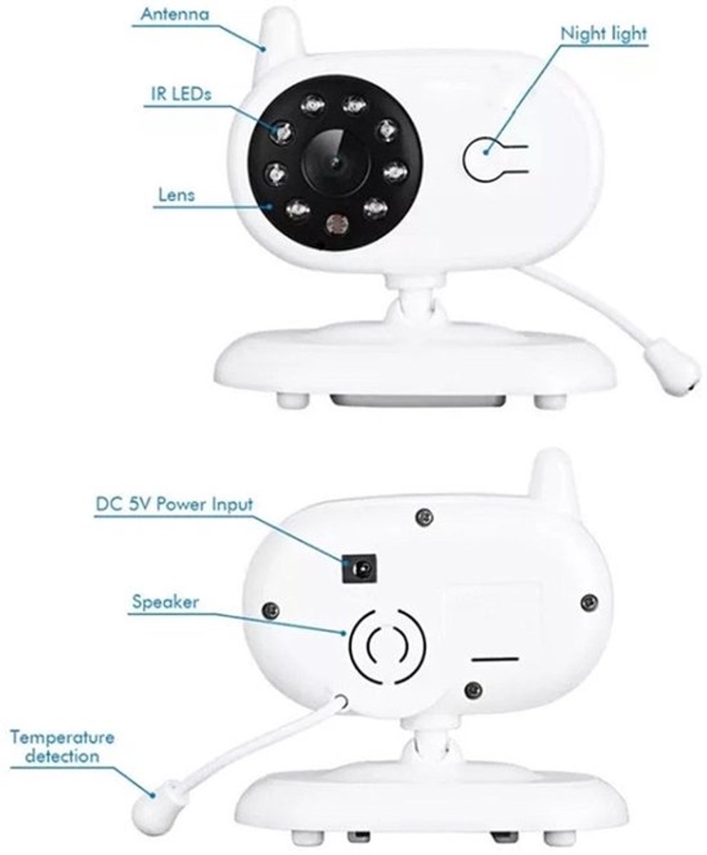 Allecto - Babycamera - Spraakcommunicatie - Duurzaam Ontwerp - Nachtlicht