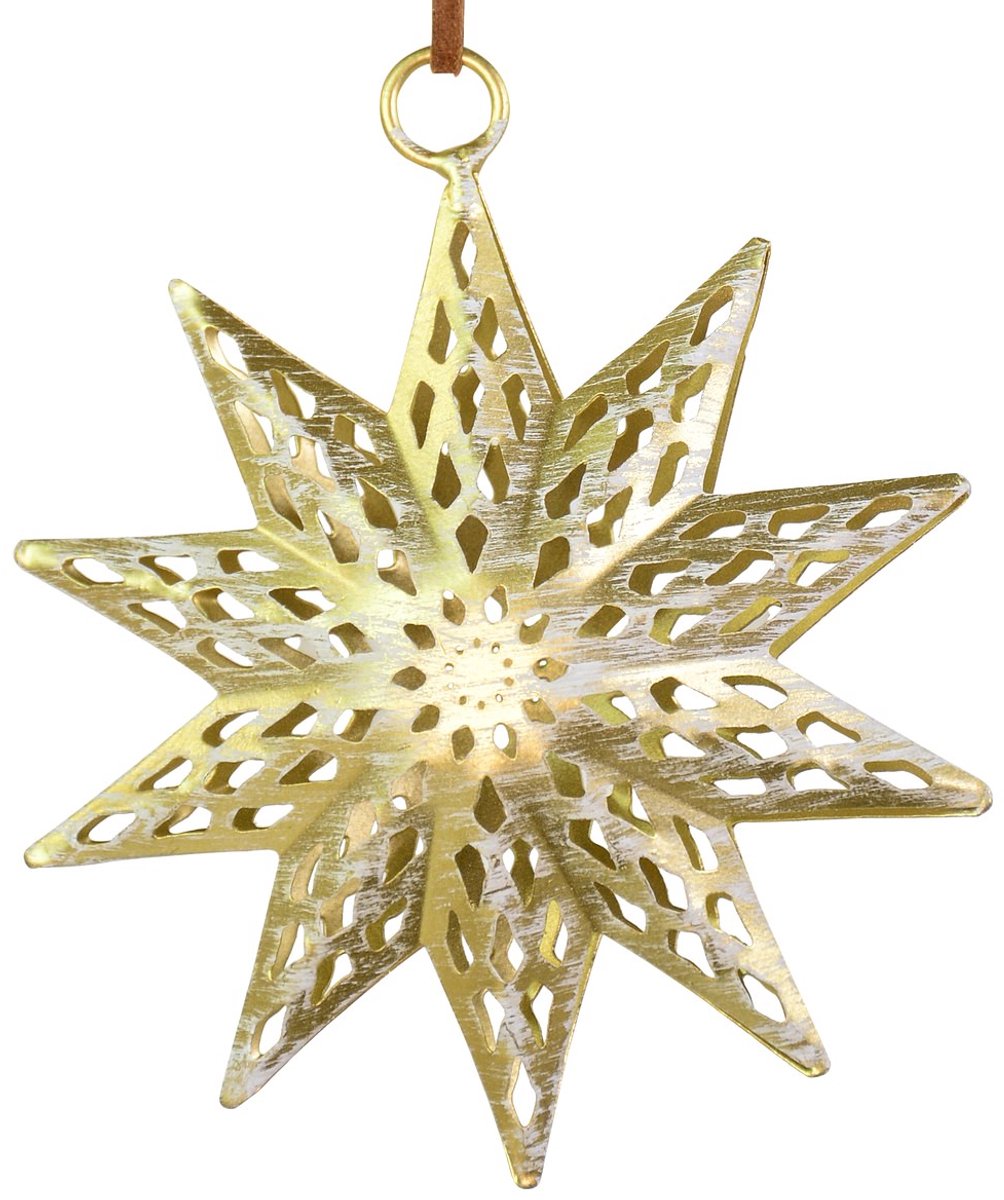 Riffelmacher & Weinberger Kerstster Goudkleurig Ø 11,5 cm - metaal