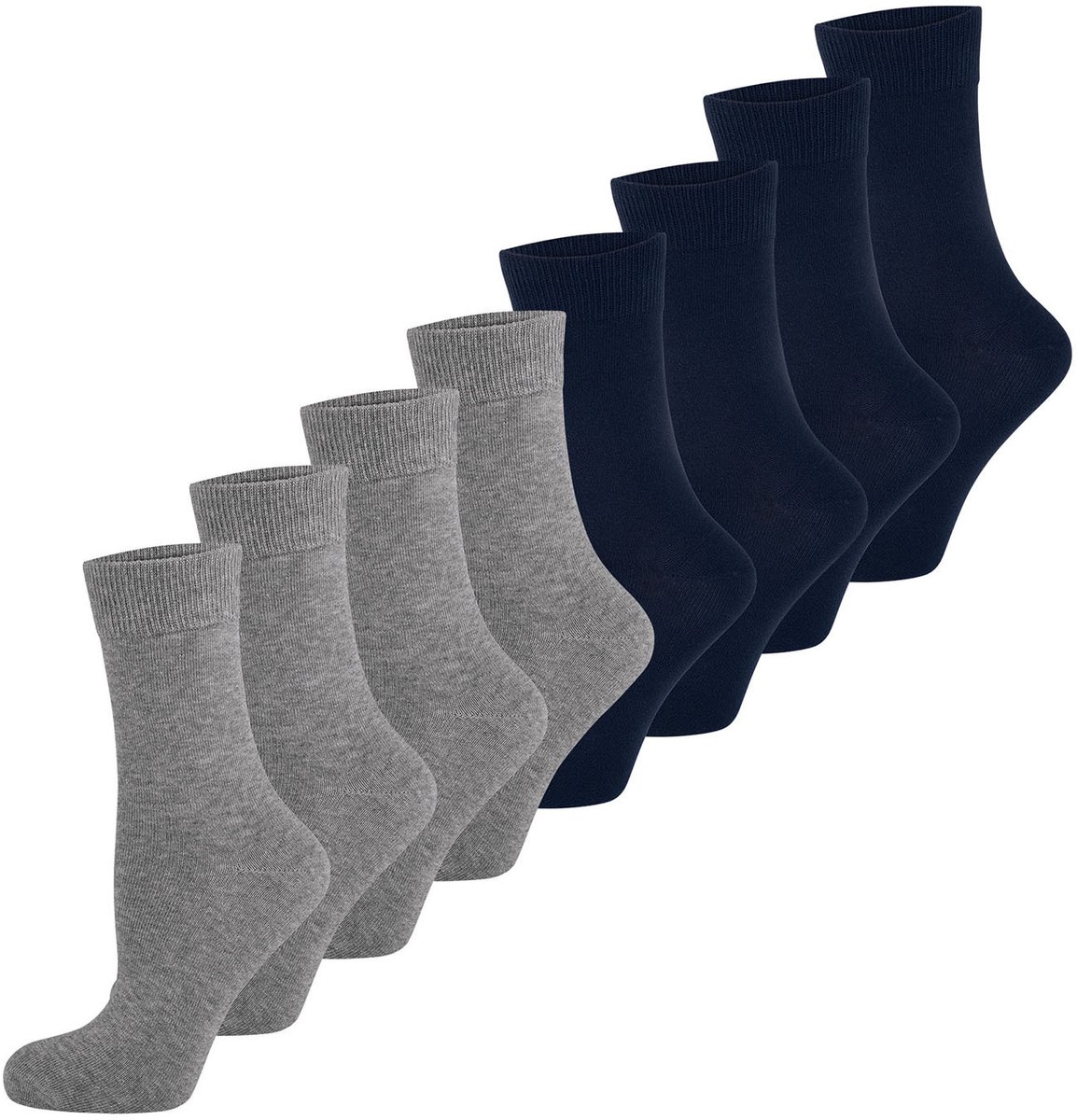 NUR DIE Basicsocken Classic Komfortbund